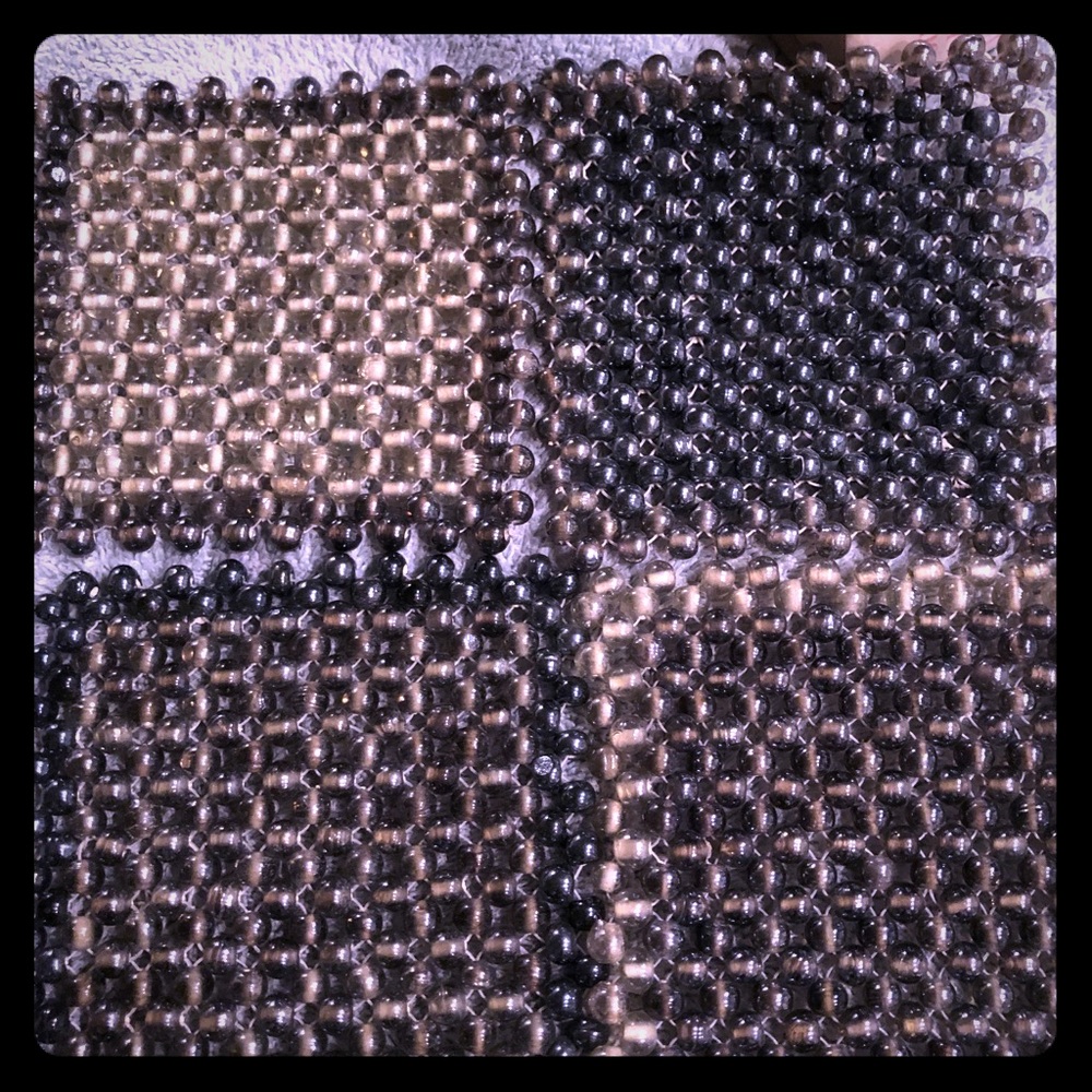 Elegant beaded coasters